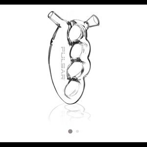 Glass knuckles one hitter